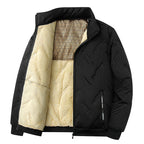 Men's Cotton Fleece Jacket Thickened Winter Casual Coat