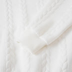 Men's Sweater Knitted Solid Color Jacquard High Collar