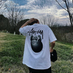 Urban Stussy 8 Ball Angel Graphic T-Shirt