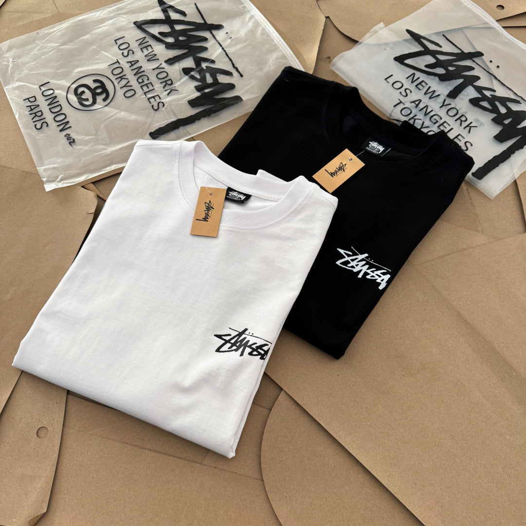 Oversized Stussy Fuzzy Dice Graphic T-Shirt