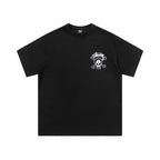 Retro Stussy Skull Crossbones Graphic T-Shirt