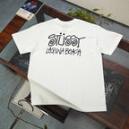 Unisex Stussy Laguna Beach Spiral Graphic T-Shirt