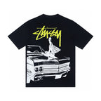 Oversized Stussy Vintage Car Graphic T-Shirt