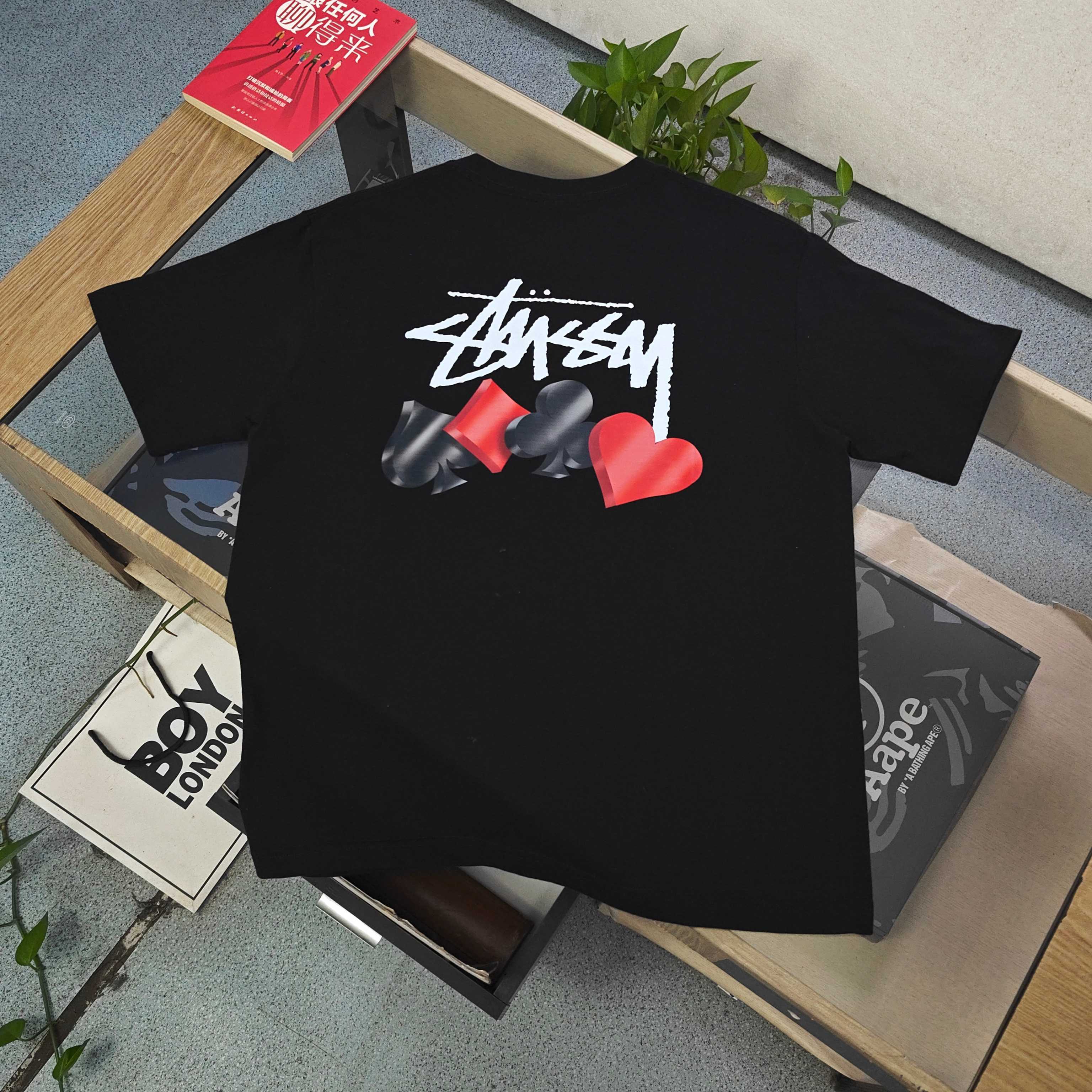 Stussy Playing Card Suits Graphic T-Shirt