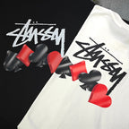Stussy Playing Card Suits Graphic T-Shirt