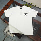 Unisex Stussy Crown Logo Graphic T-Shirt