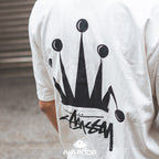 Streetwear Stussy Signature Crown Graphic T-Shirt