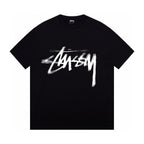 Unisex Stussy Distorted Logo Graphic T-Shirt
