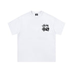 Unisex Stussy Double Dice Graphic T-Shirt