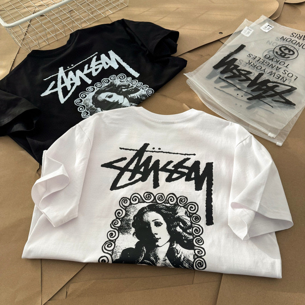 Unisex Stussy Venus Frame Graphic T-Shirt