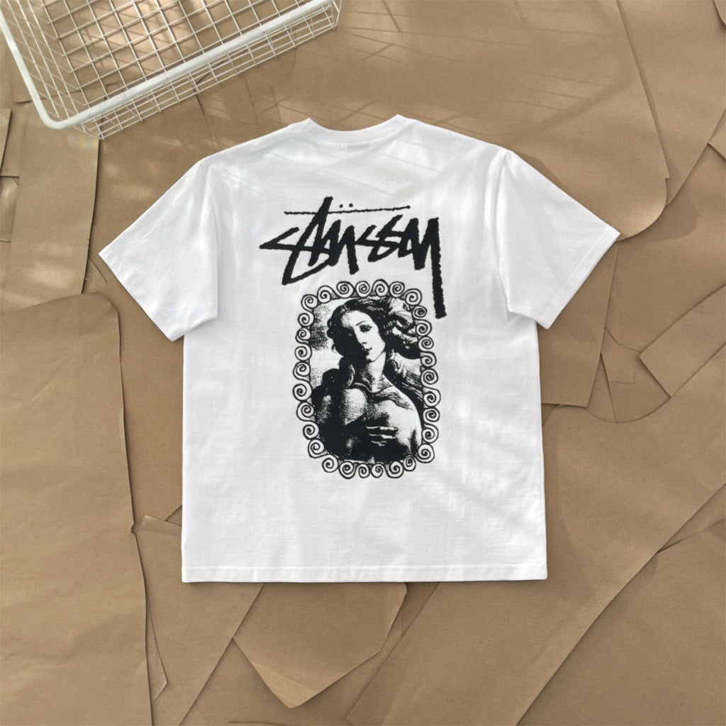 Unisex Stussy Venus Frame Graphic T-Shirt