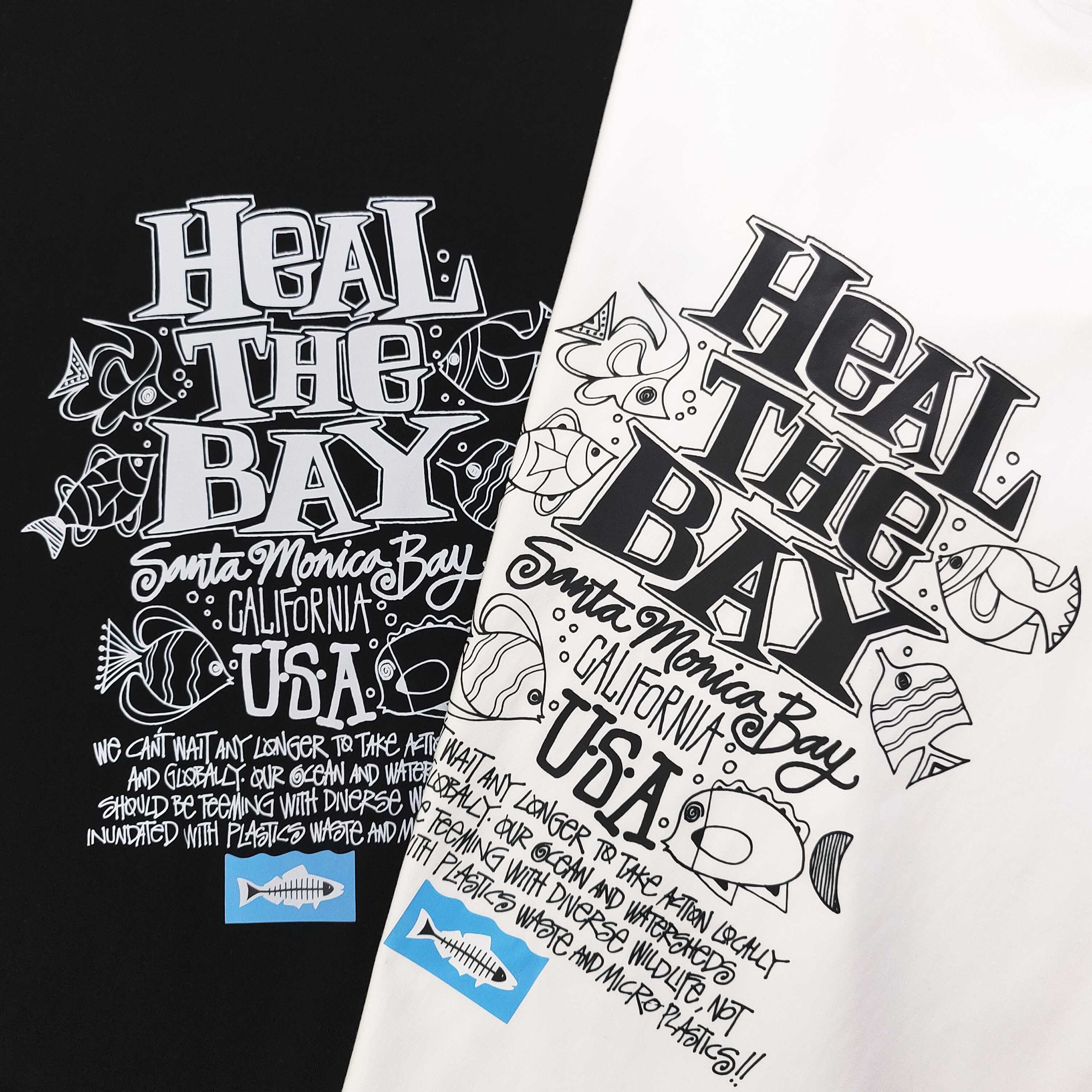 Urban Stussy Heal The Bay Fish Graphic T-Shirt