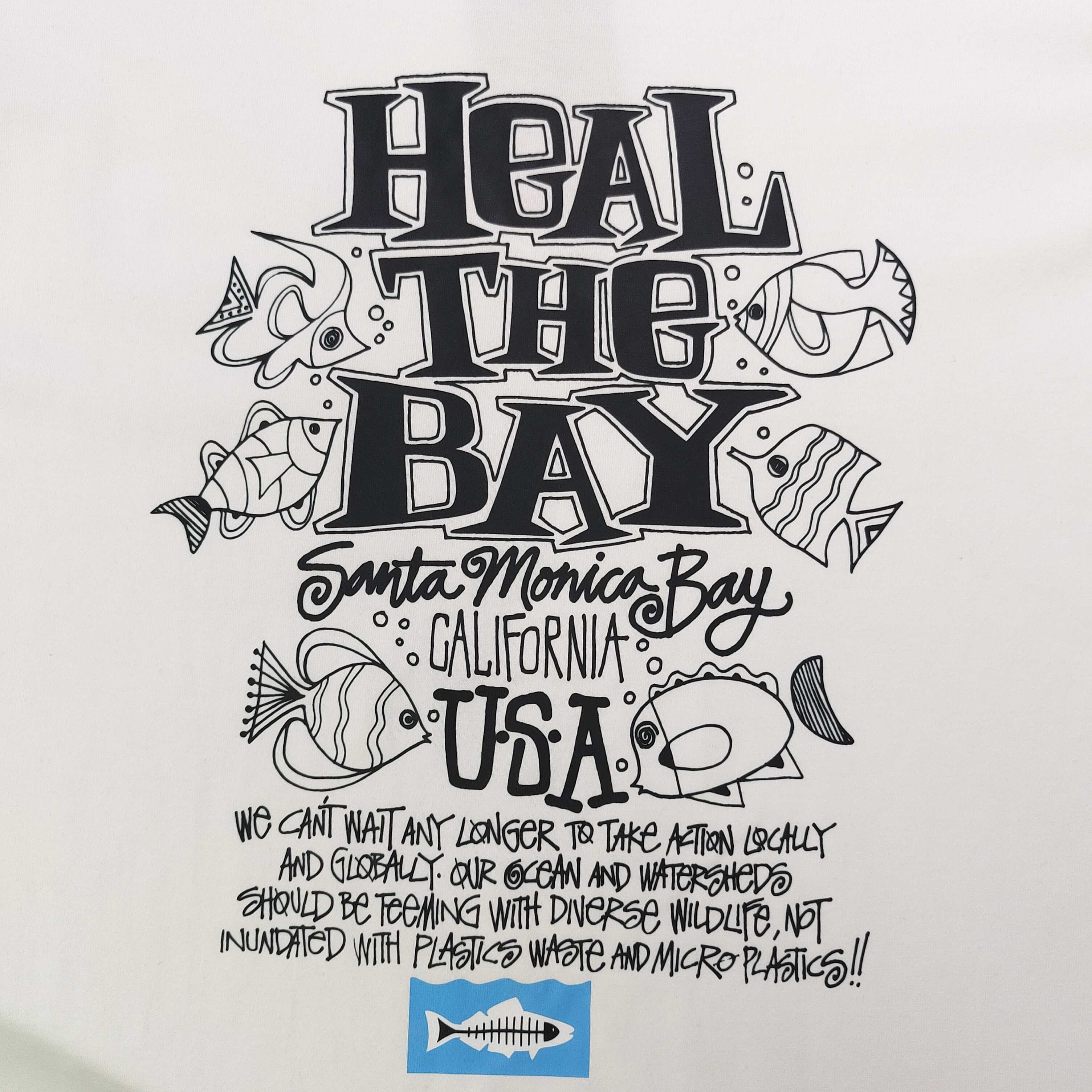 Urban Stussy Heal The Bay Fish Graphic T-Shirt