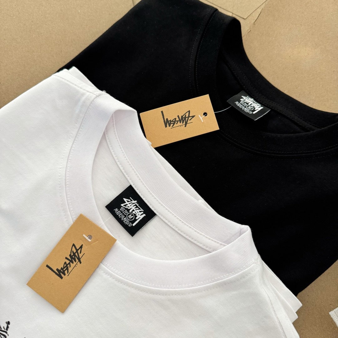 Streetwear Stussy Lion Crest Graphic T-Shirt