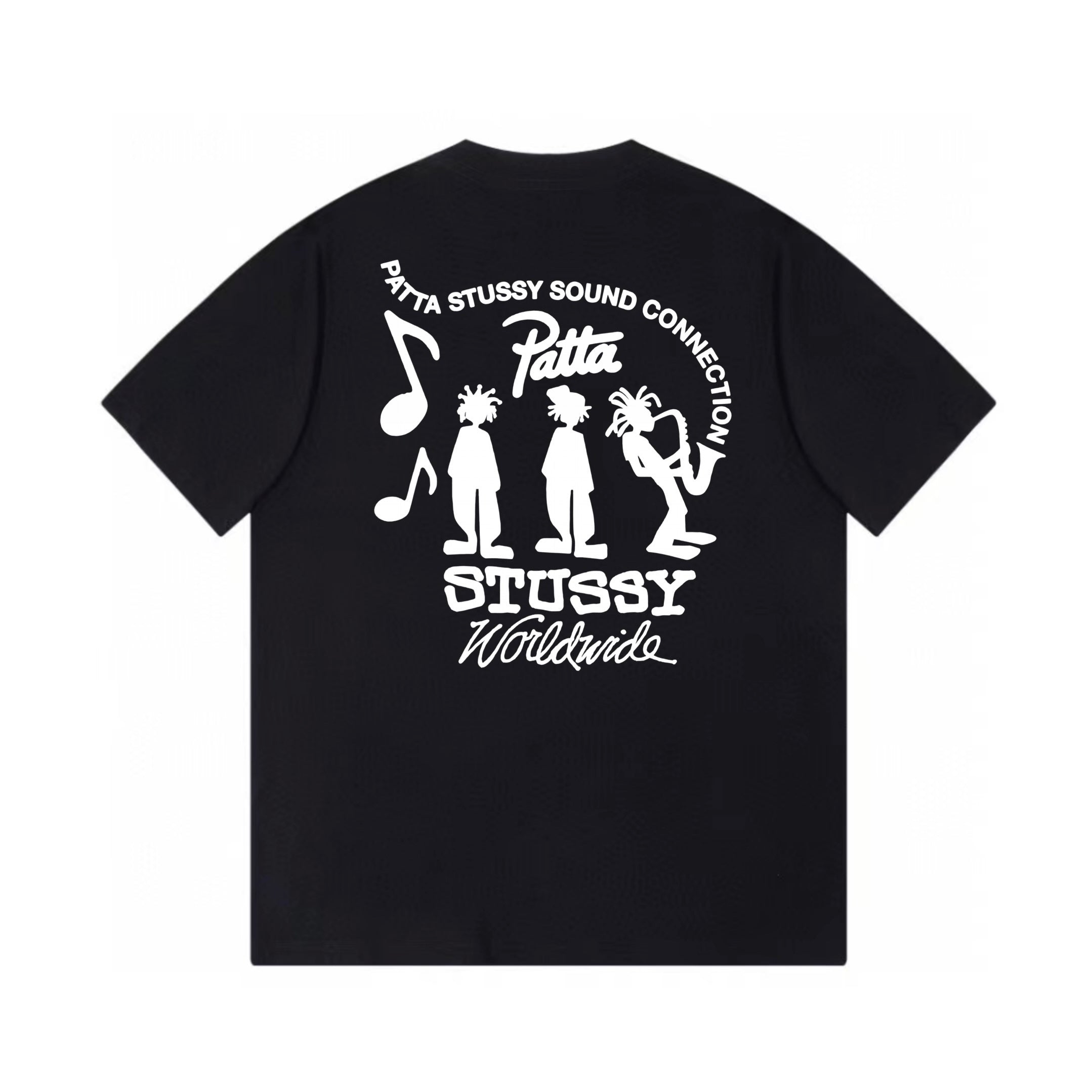 Unisex Stussy Patta Sound Connection Graphic T-Shirt