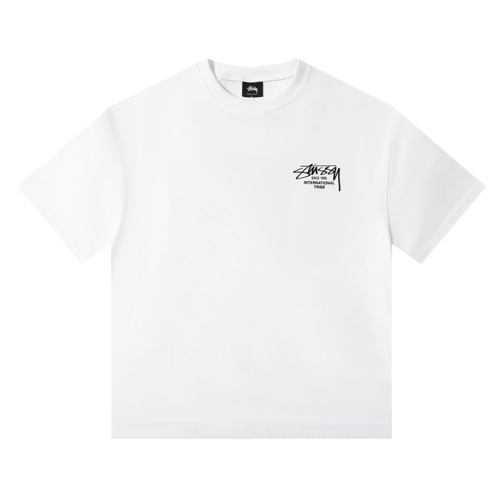 Stussy Saxophone Back Graphic Oversized T-Shirt