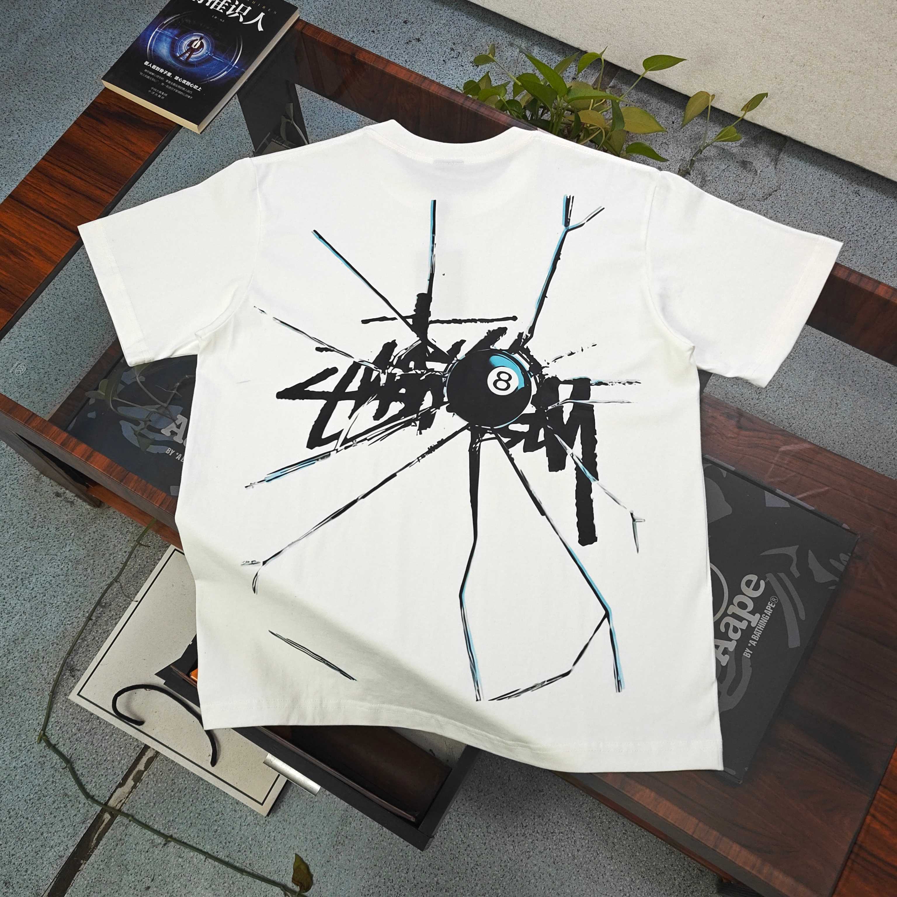 Stussy Shattered 8 Ball Graphic Oversized T-Shirt