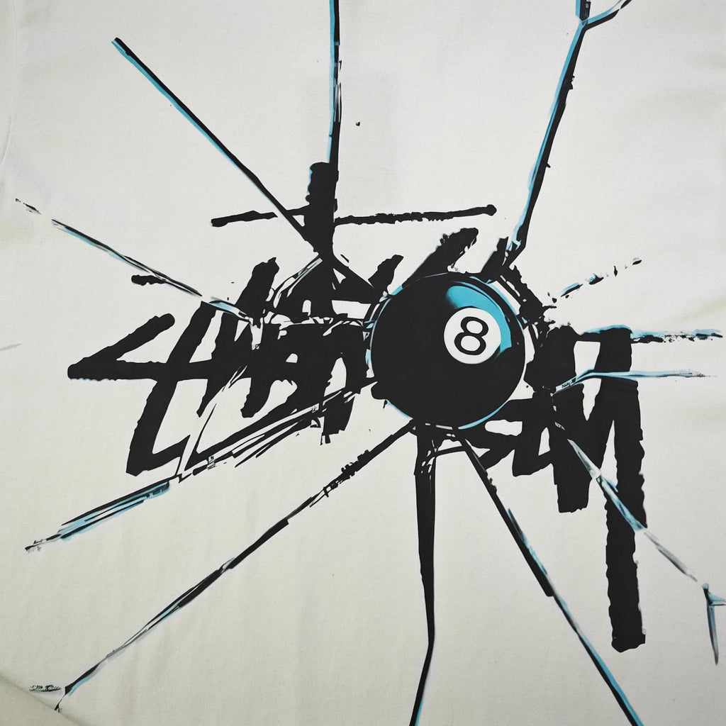 Stussy Shattered 8 Ball Graphic Oversized T-Shirt