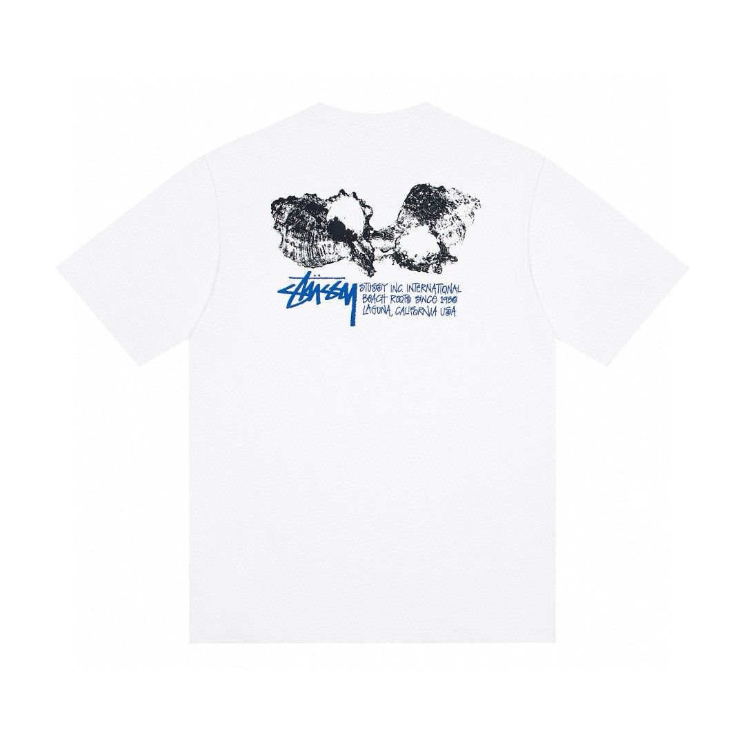 Streetwear Stussy Coastal Shell Graphic T-Shirt