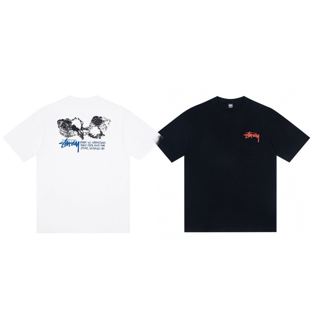 Streetwear Stussy Coastal Shell Graphic T-Shirt