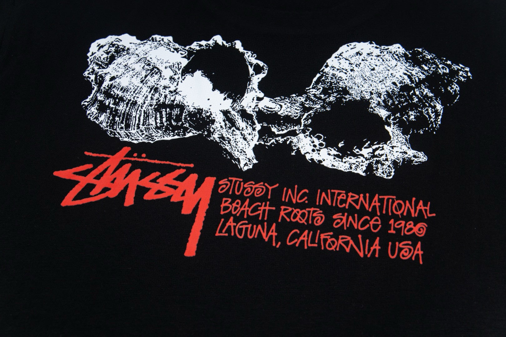 Streetwear Stussy Coastal Shell Graphic T-Shirt
