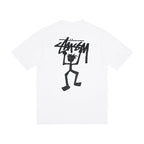 Oversized Stussy Stick Figure Graphic T-Shirt