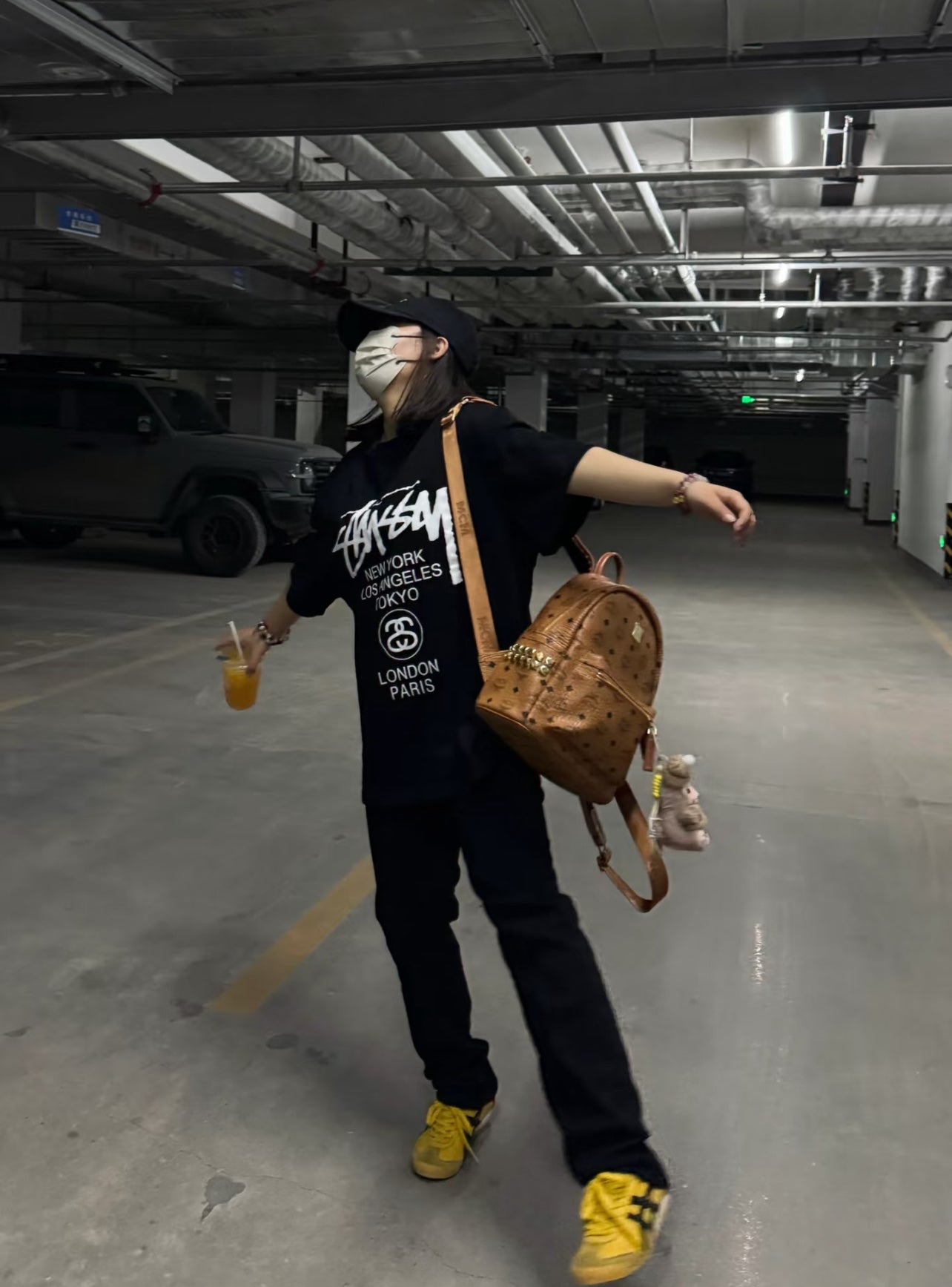 Streetwear Stussy World Tour Graphic T-Shirt