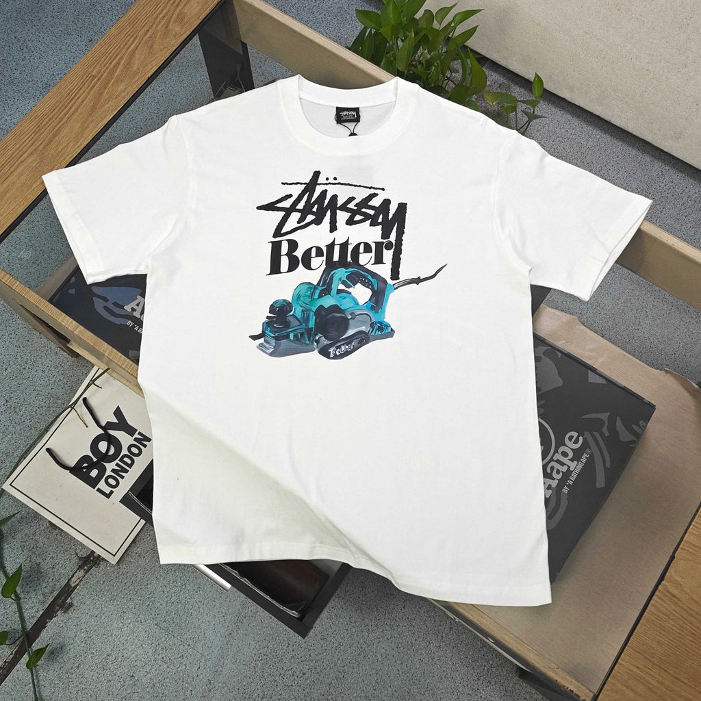 Unisex Stussy Better Power Planer Graphic T-Shirt
