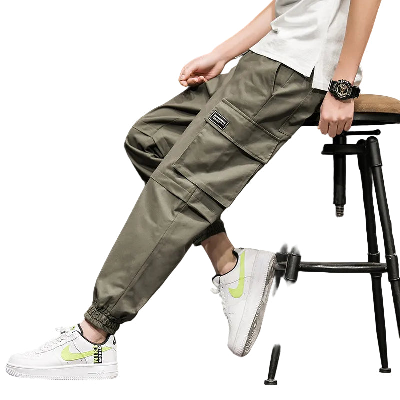 Men's Harlan cropped pants casual modern streetwear style