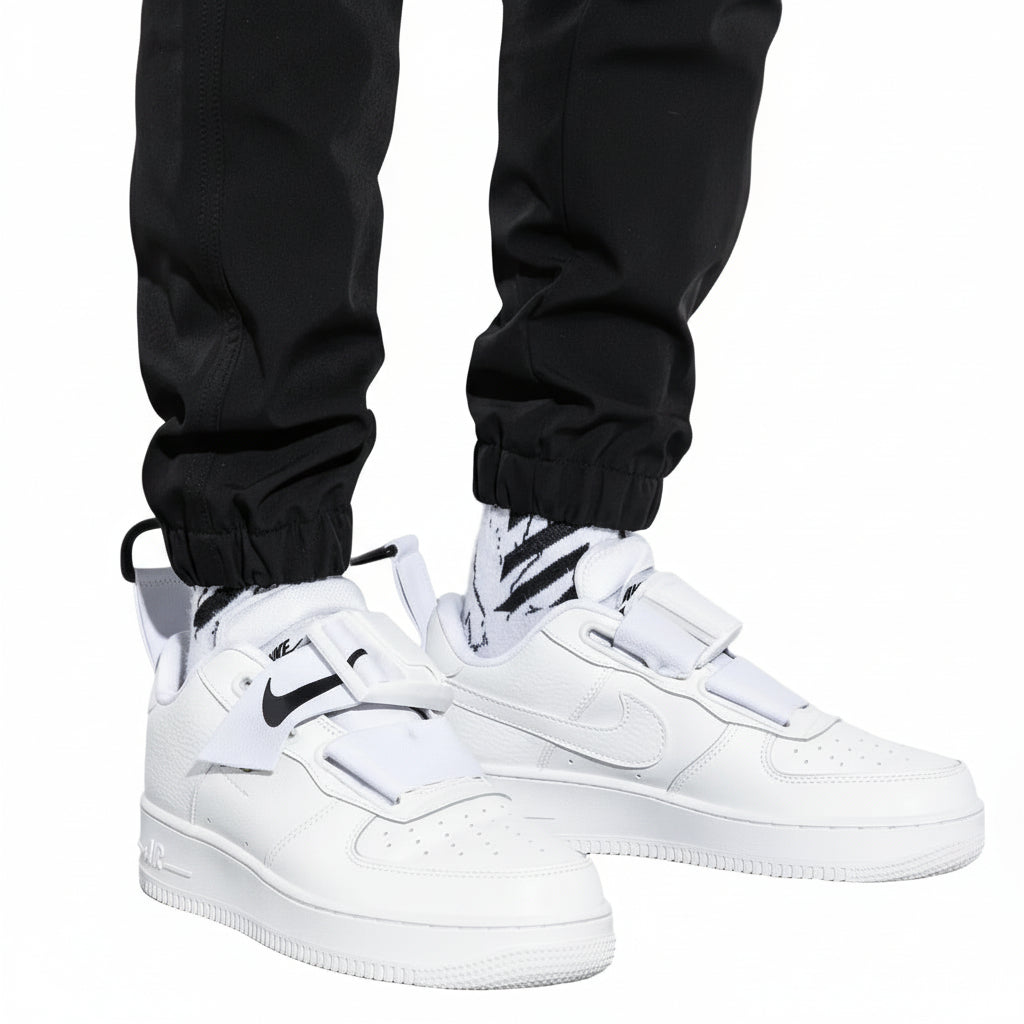 Relaxed fit men's large size cropped pants for casual wear