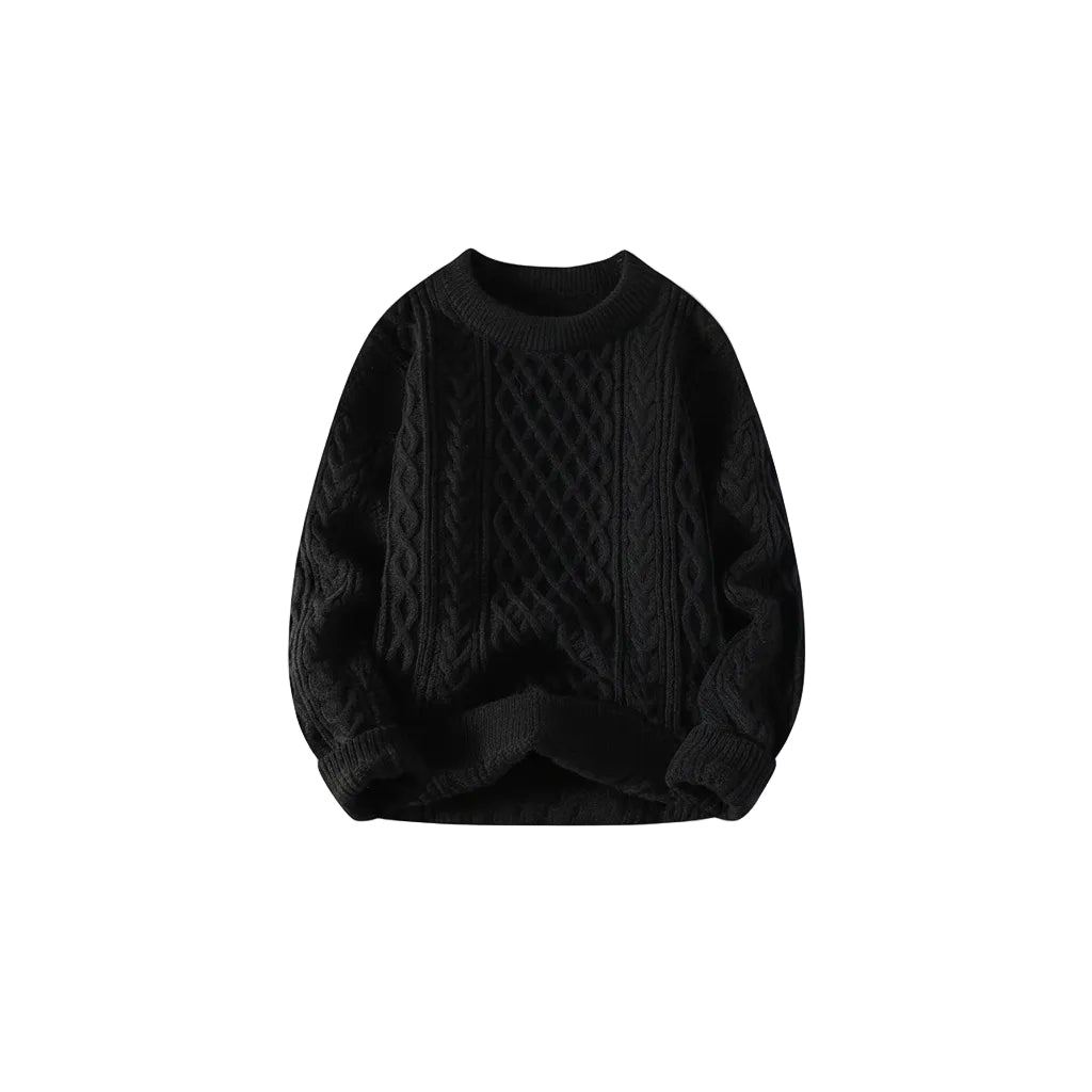 Men's round neck pullover autumn winter style