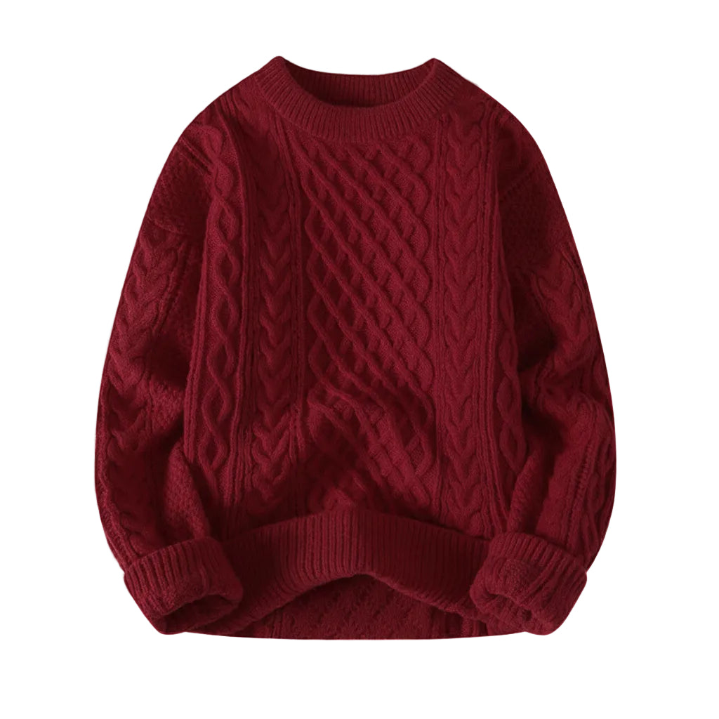 Men's round neck sweater trendy style