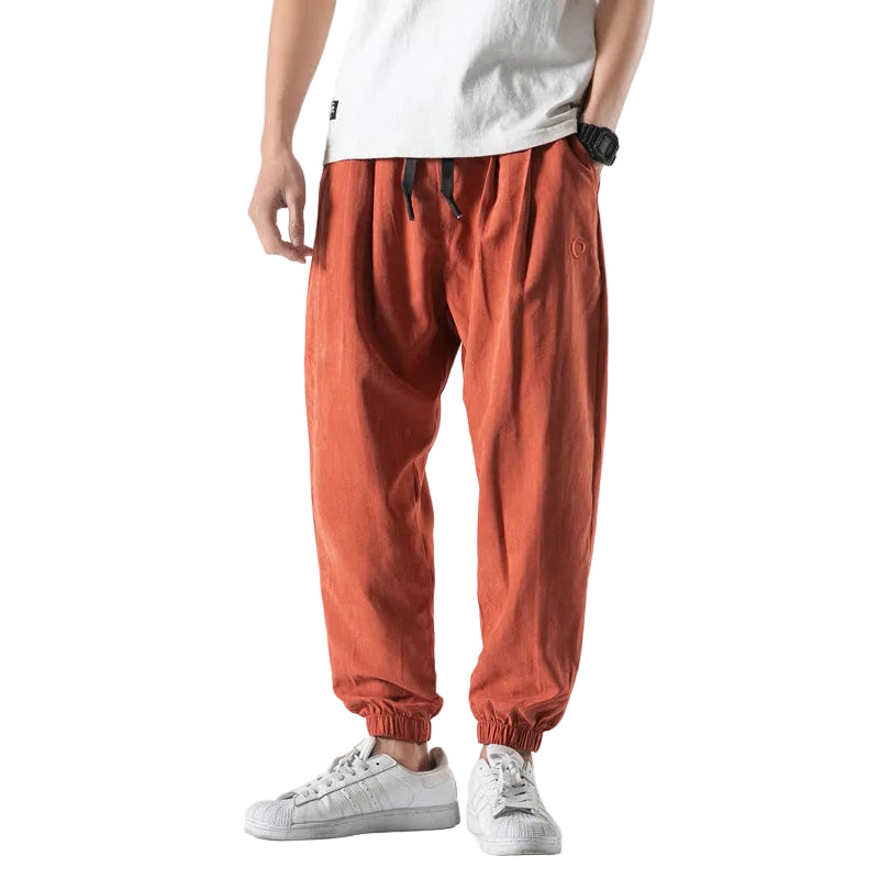 Men's thin loose summer pants breathable everyday wear